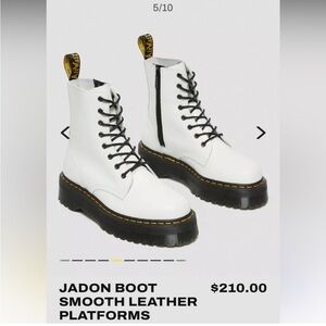 Jadon Boot Smooth Leather Platforms (Dr Martens)